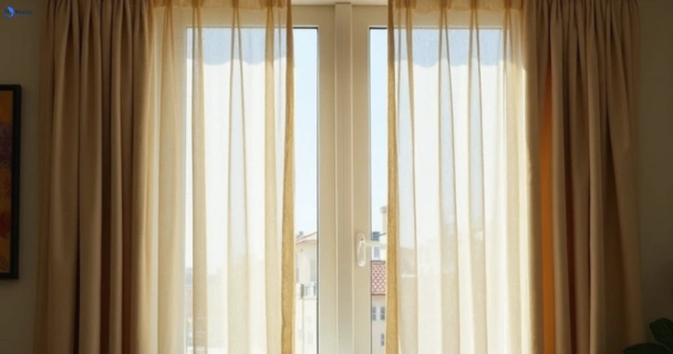 Dusty and dull curtains in horningsea-park-nsw before steam cleaning